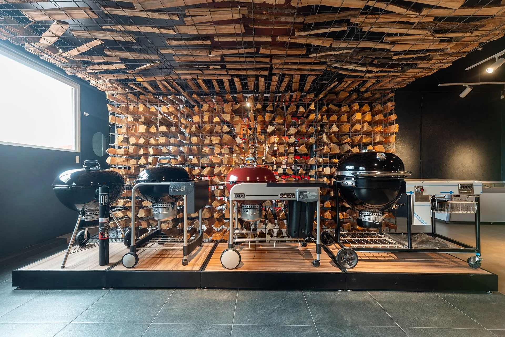 Vista del showroom